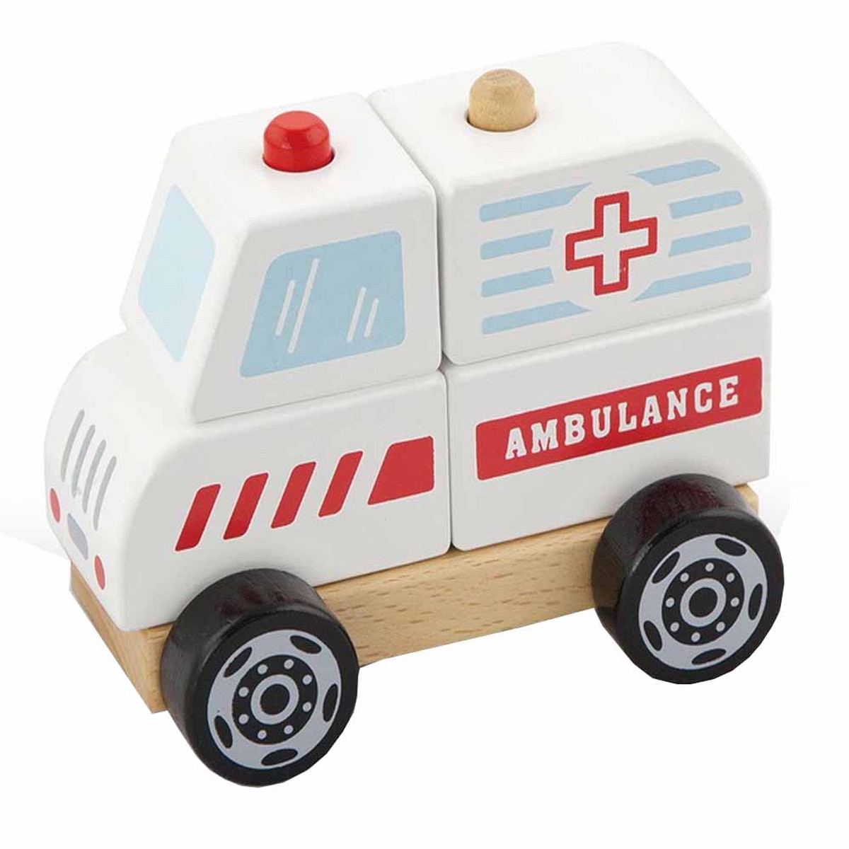 Viga Wooden Stacking Ambulance
