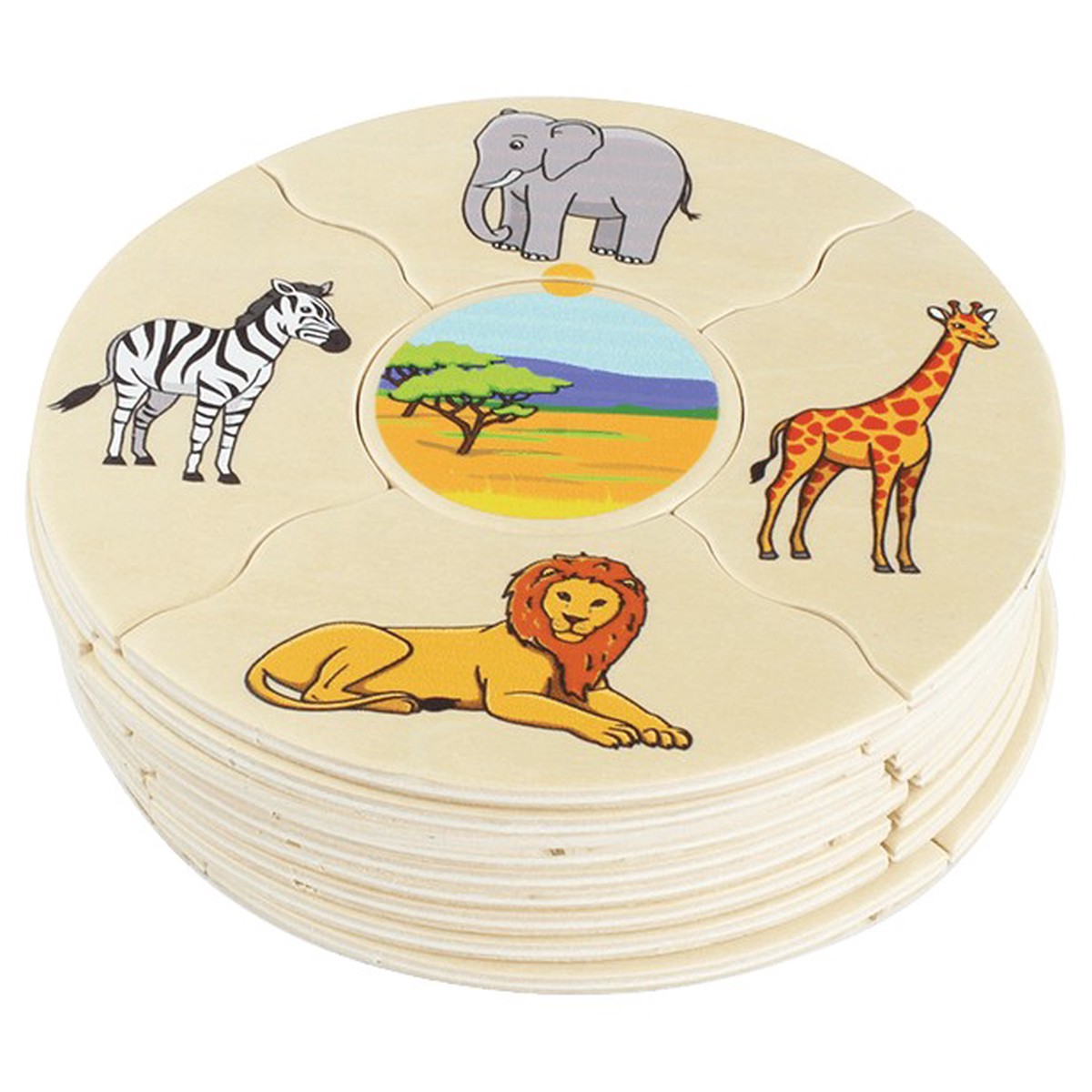 Beleduc Nawito Puzzle Set - Habitats