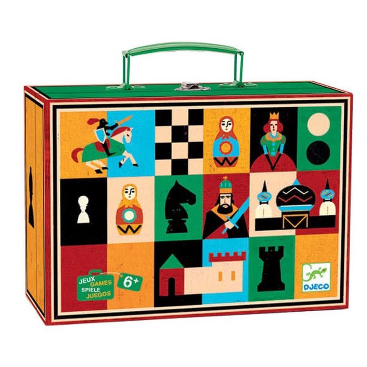 Djeco Chess & Checkers Game