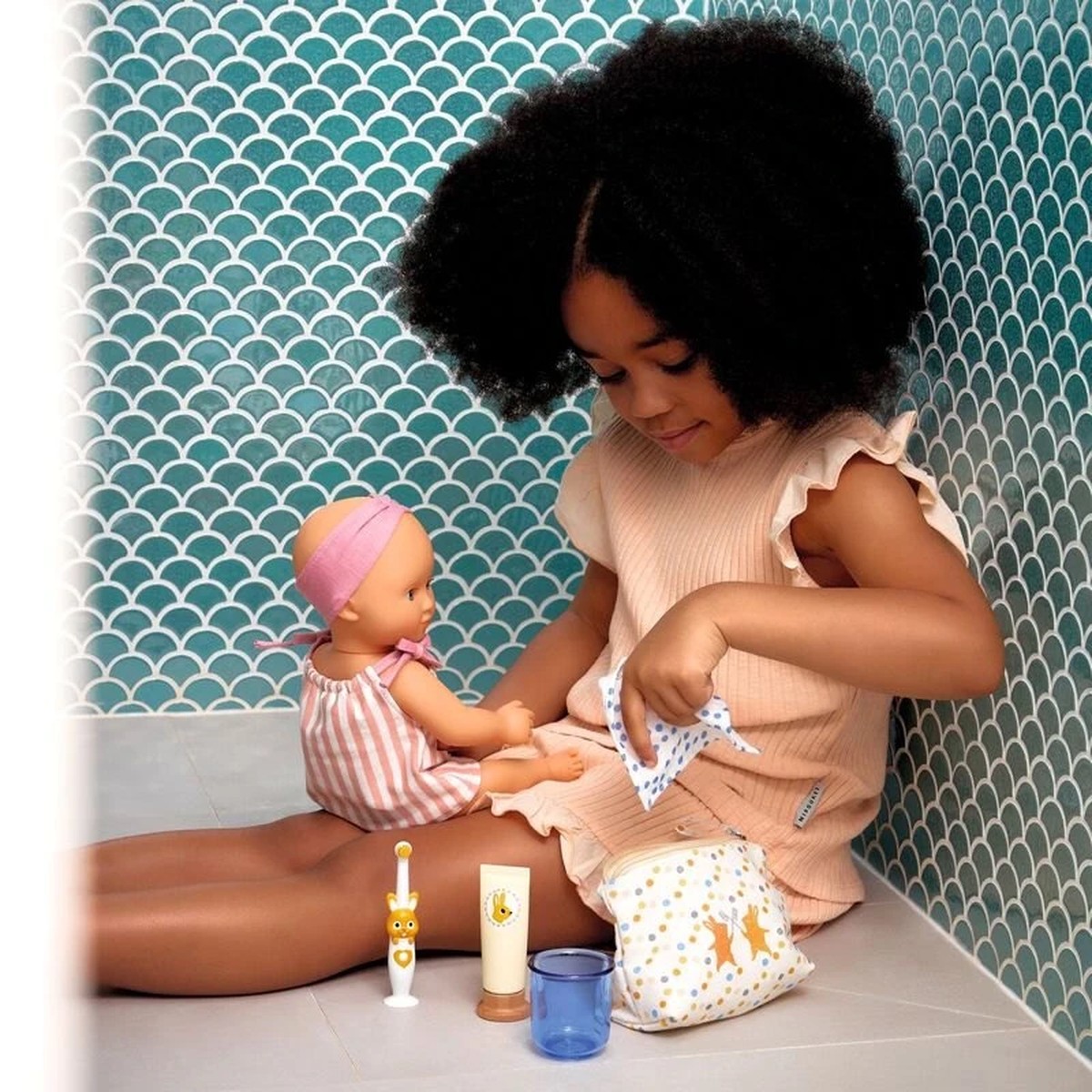 Djeco Doll Toothbrush Set