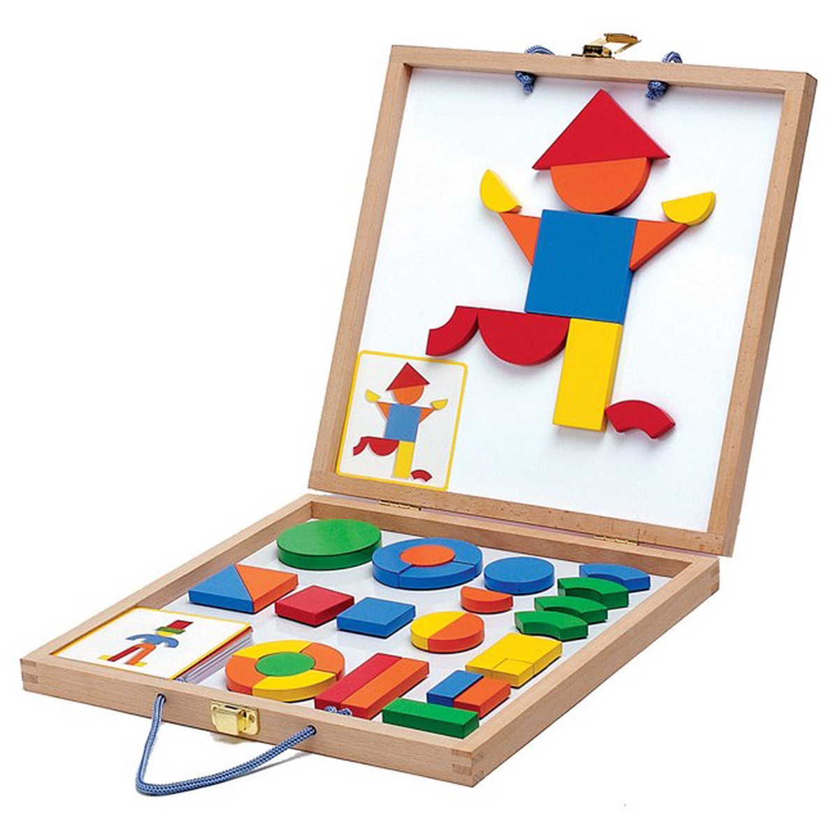 Djeco Wooden Magnetic Geoform Boxed Set