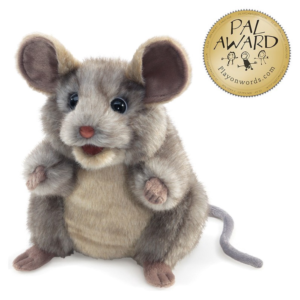 Folkmanis Grey Mouse Puppet