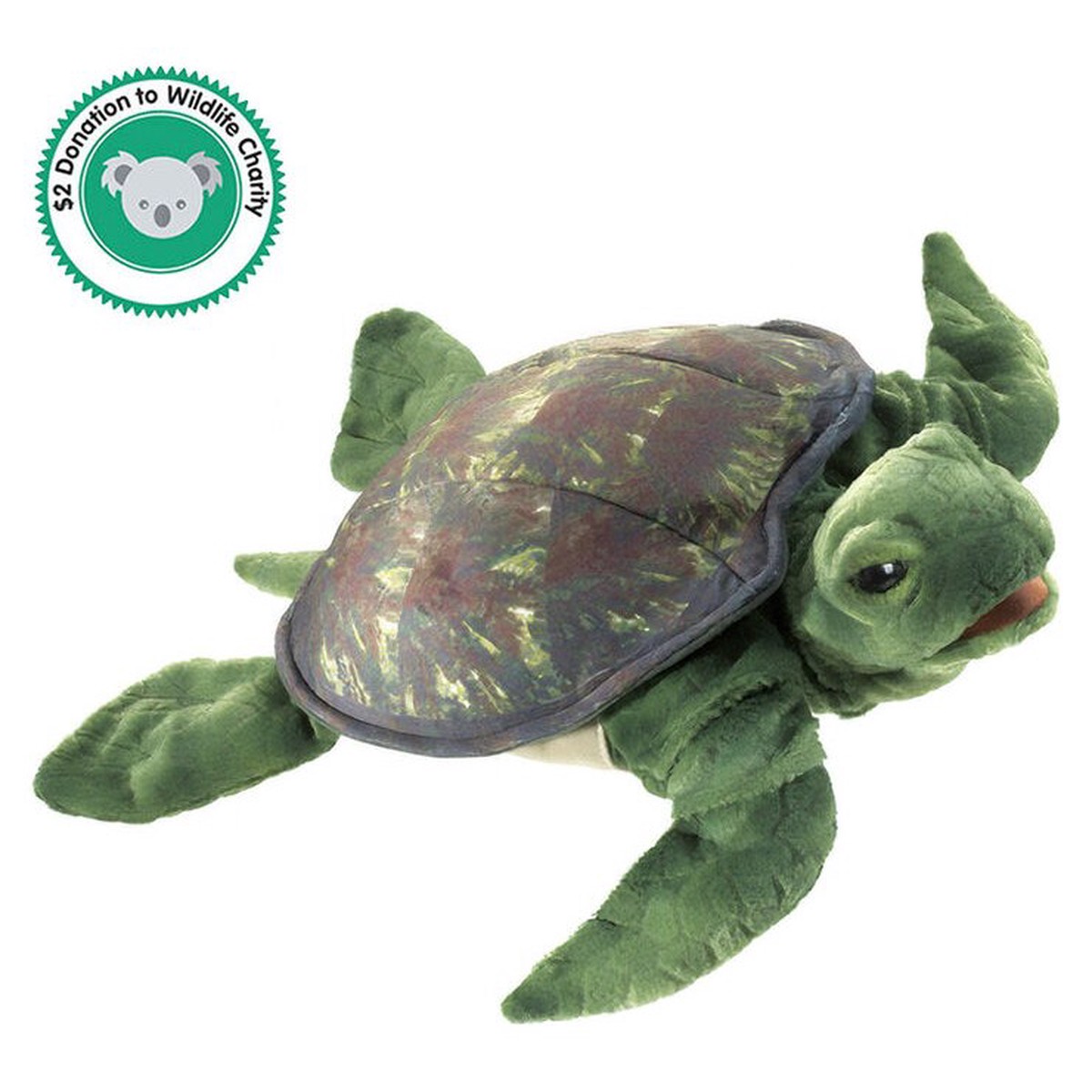 Folkmanis Sea Turtle Hand Puppet