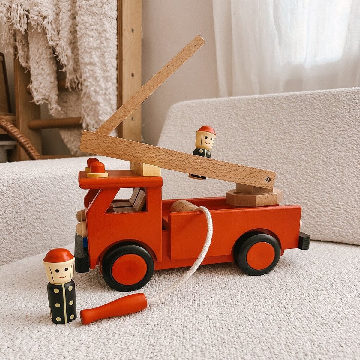 Fun Factory Wooden Fire Engine