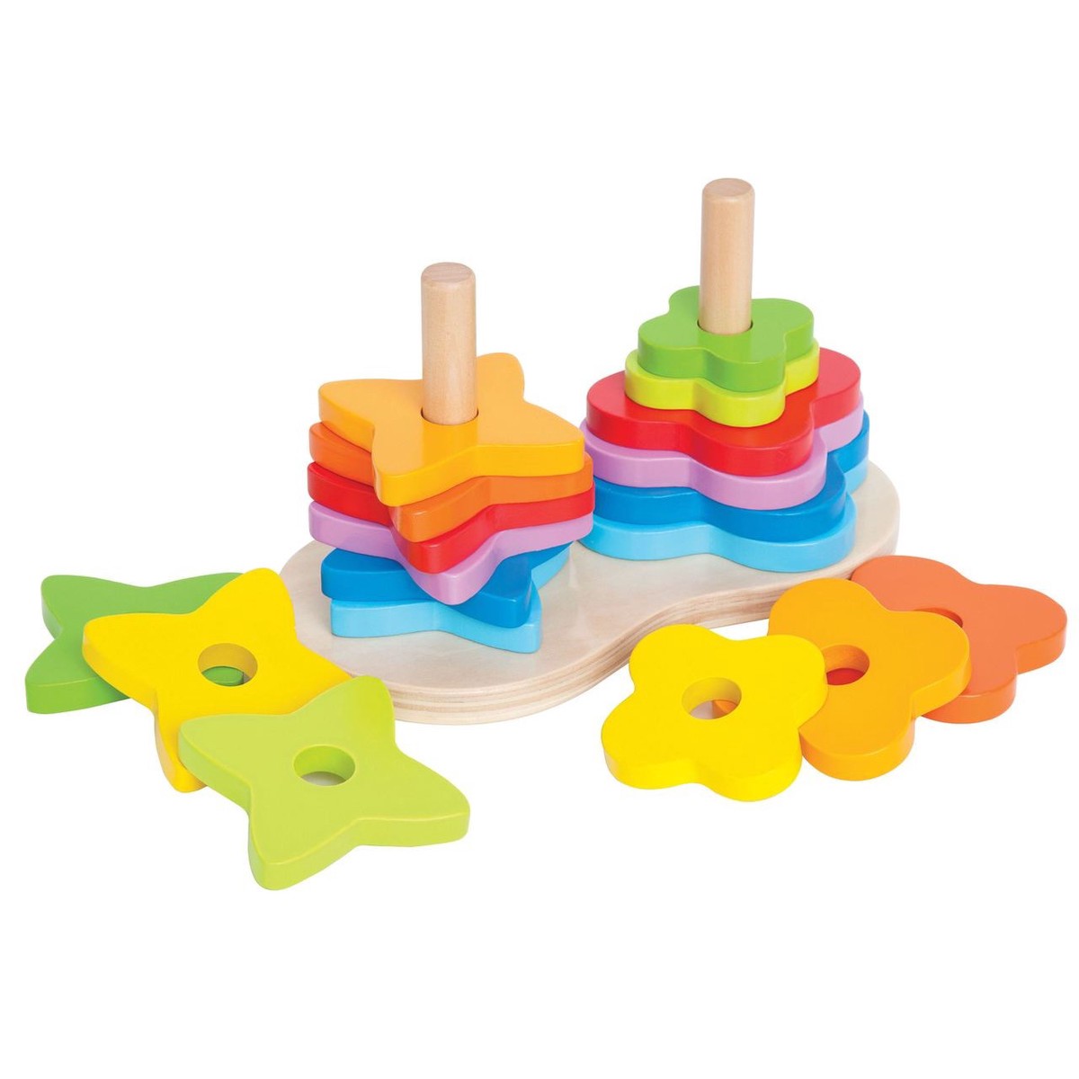 Hape Double Rainbow Stacker