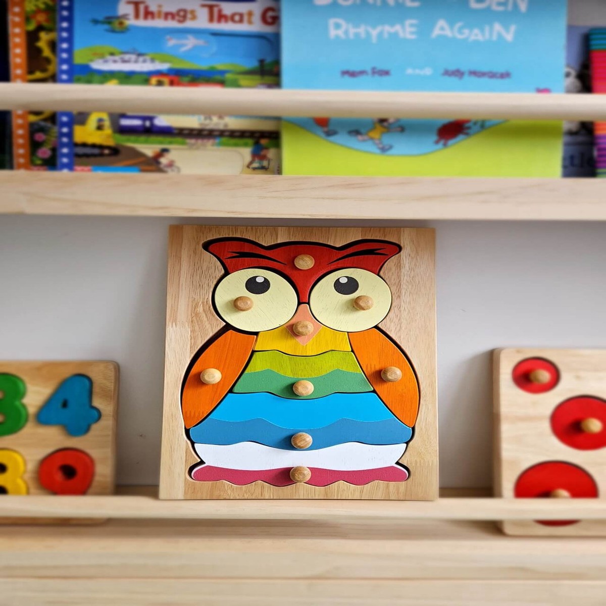 Qtoys Hooty Owl Knob Puzzle