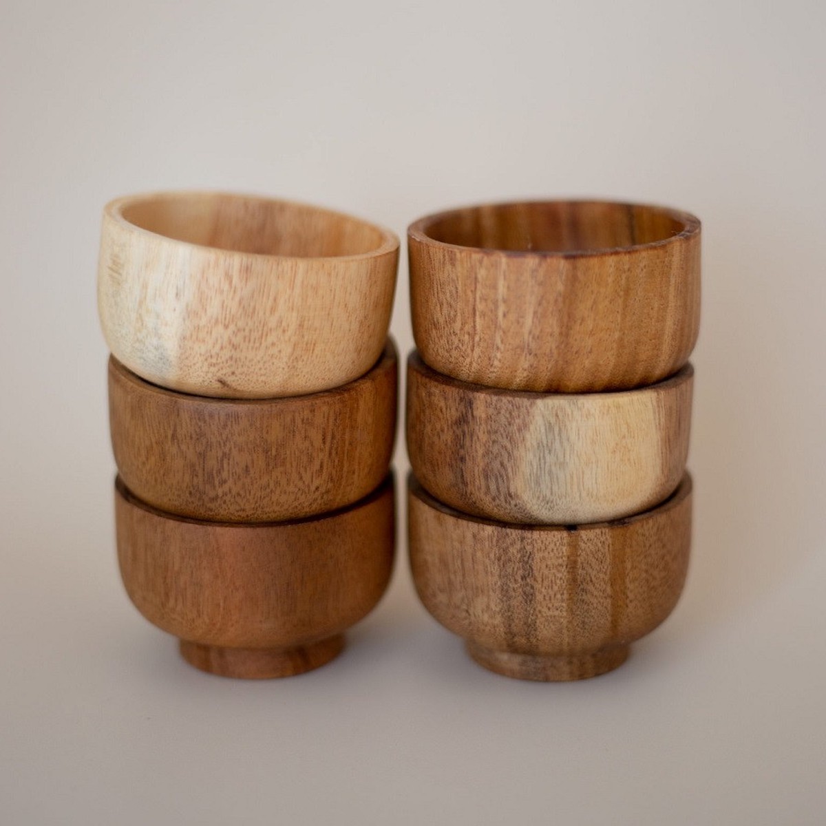 Qtoys Mini Wooden Bowls