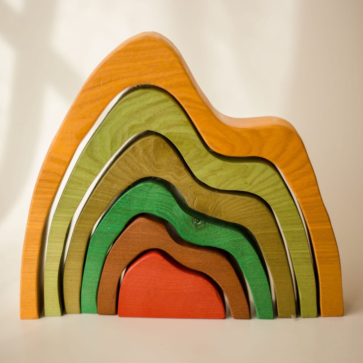 Qtoys Mountain Stacking Blocks Play Set