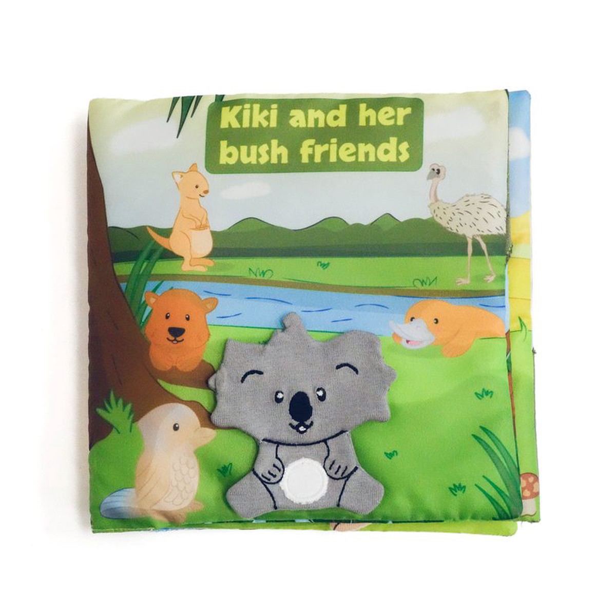 Tikiri Kiki and Her Bush Friends Fabric Book