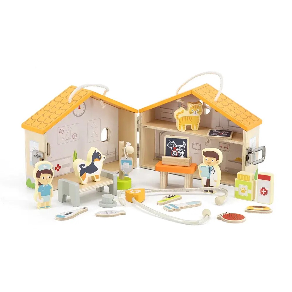 Viga Toy Vet Hospital Set