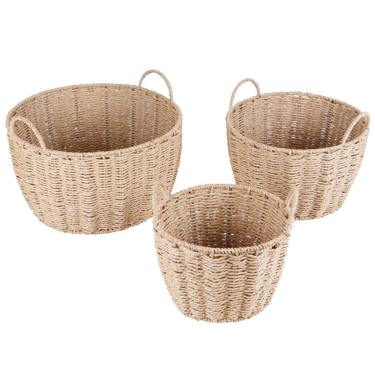 Vivaio Round Storage Baskets - Set of 3