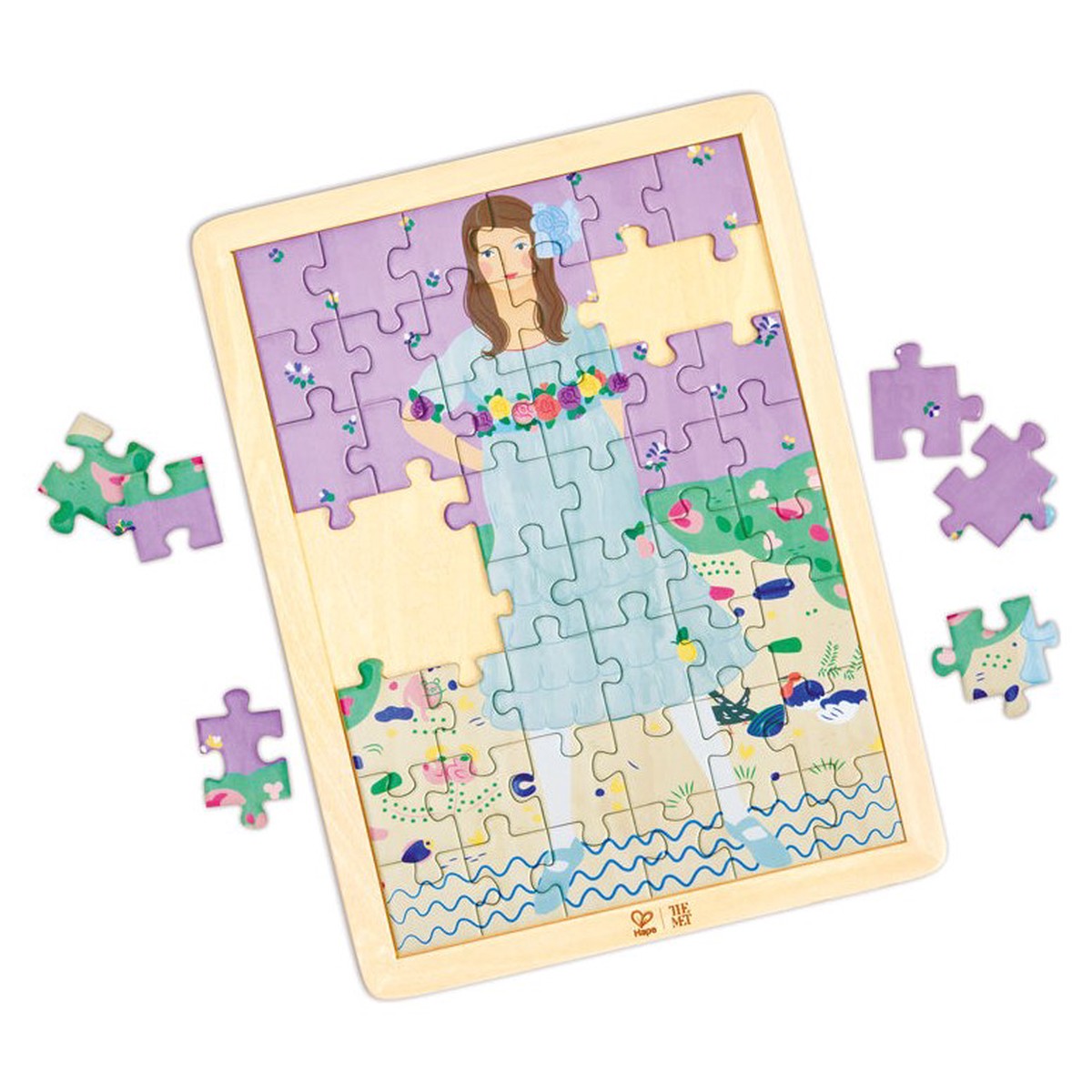 Hape Klimt Mada Primavesi Wooden Jigsaw Puzzle 49 Pcs