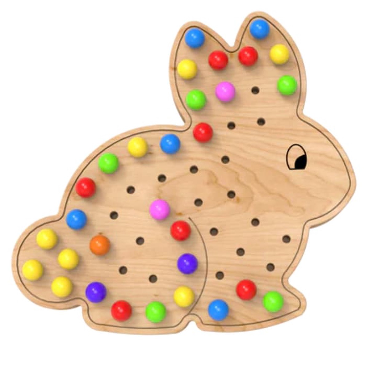 Little Pegz Ruby The Rabbit Pegboard