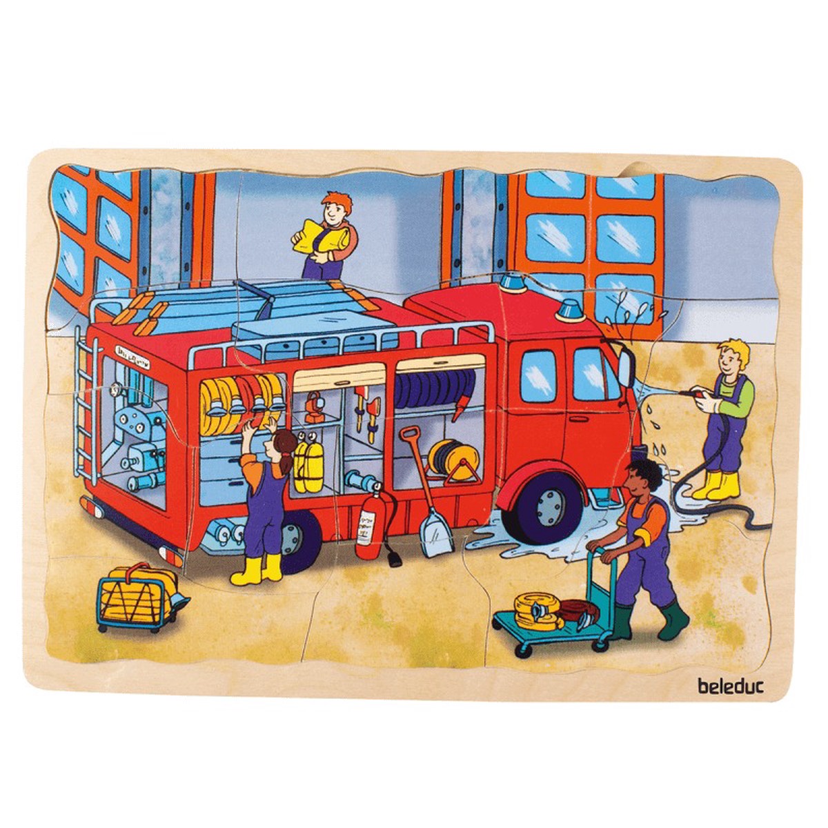 Beleduc Multilayer Puzzle - Fire Brigade