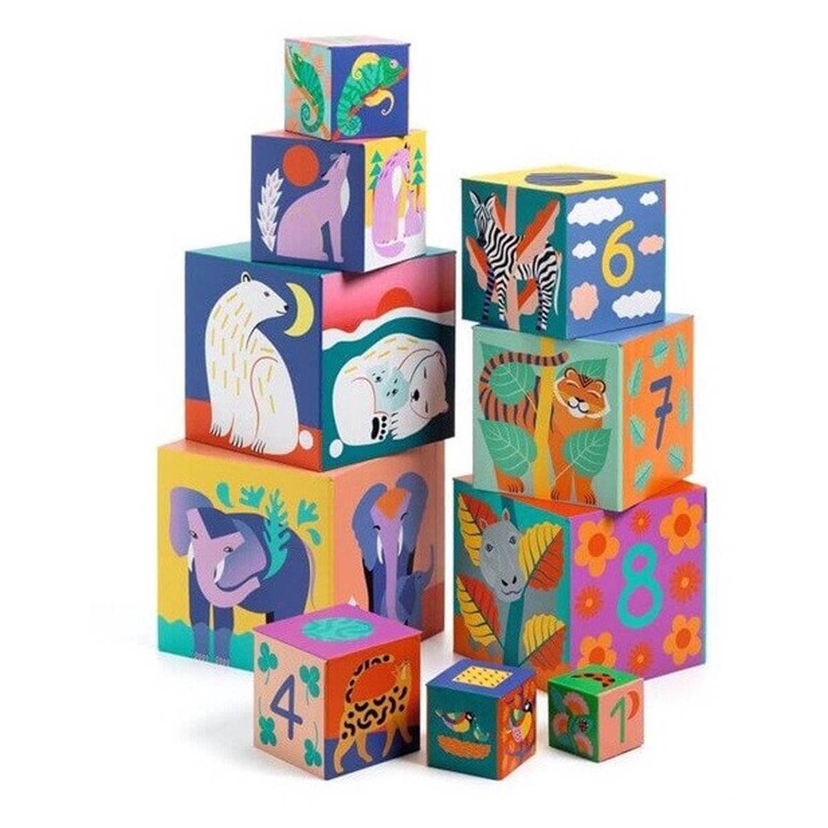 Djeco Wild Animal Blocks
