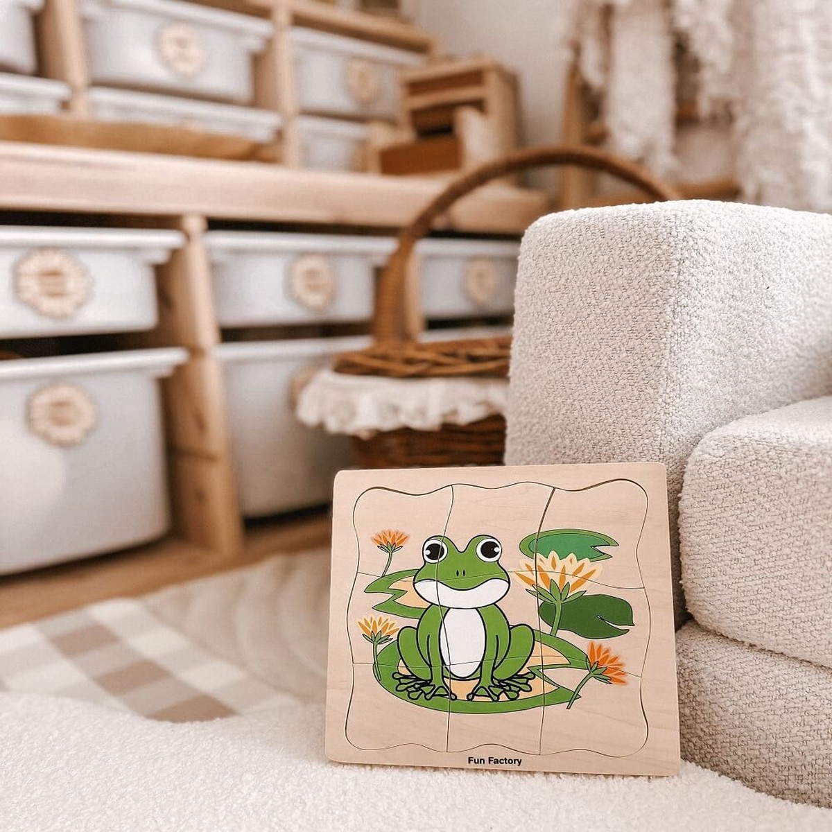 Fun Factory 4 Layer Frog Lifecycle Puzzle