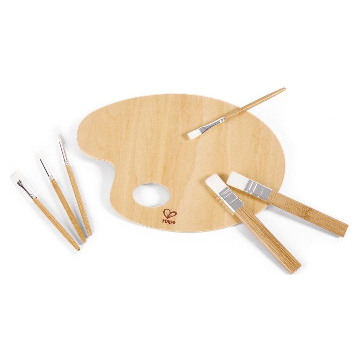 Hape Art Palette and Brush Kit of 7