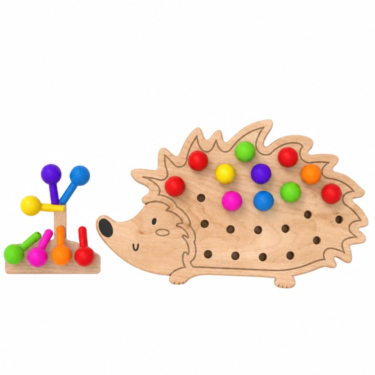 Little Pegz Harry The Hedgehog Pegboard