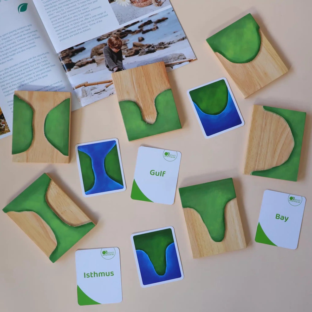 Qtoys Montessori Land and Water Forms