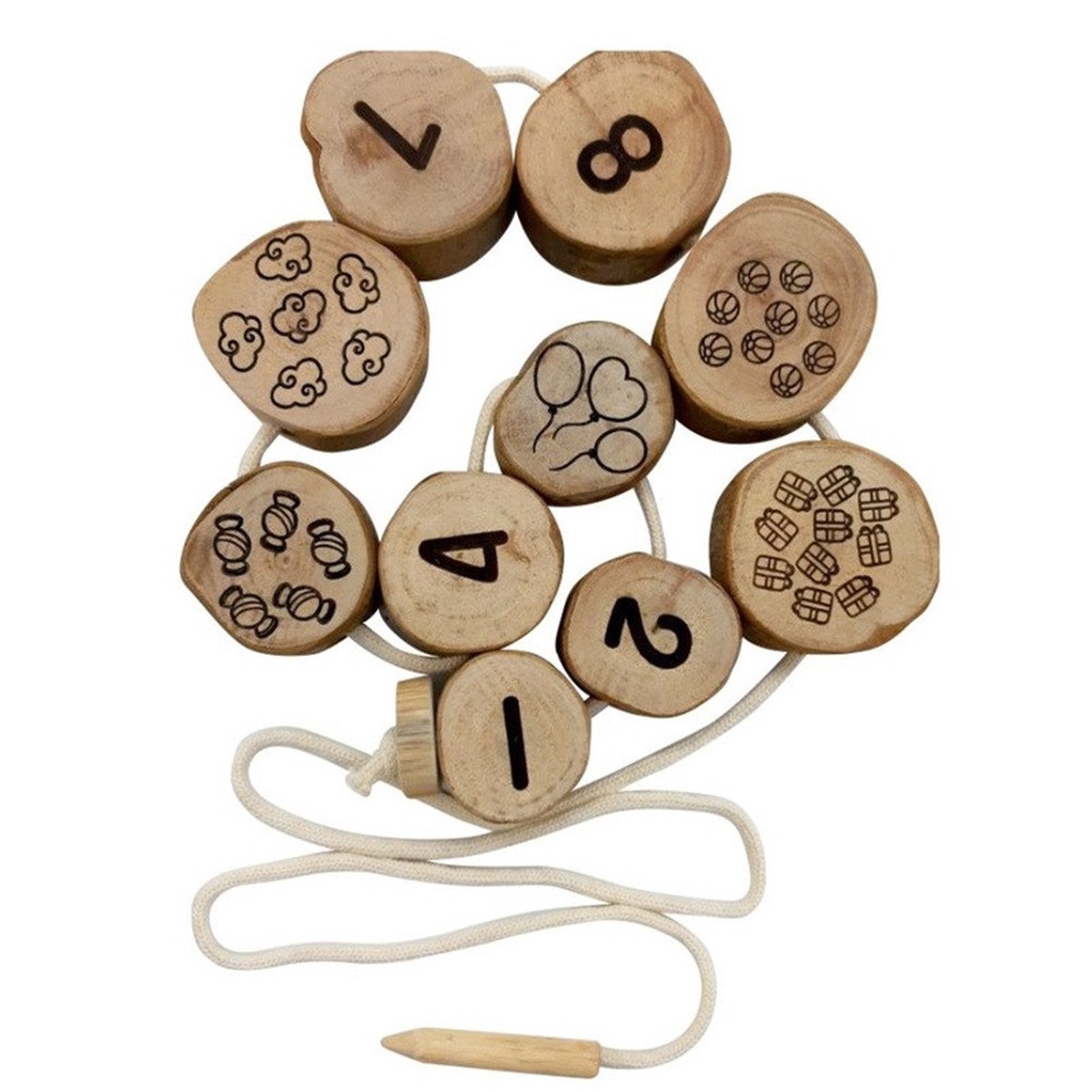 Qtoys Tree Number Lacing Set