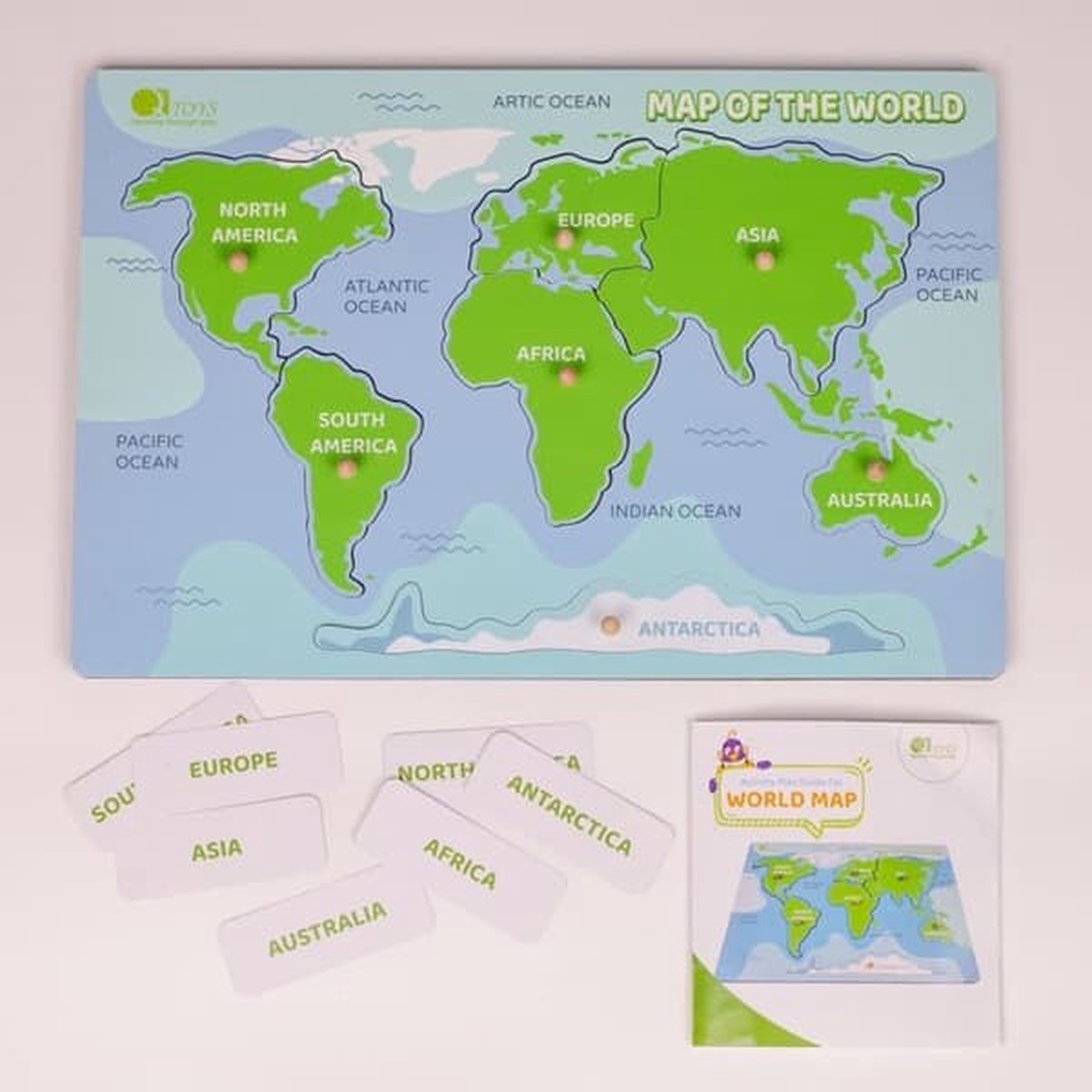 Qtoys World Map Puzzle