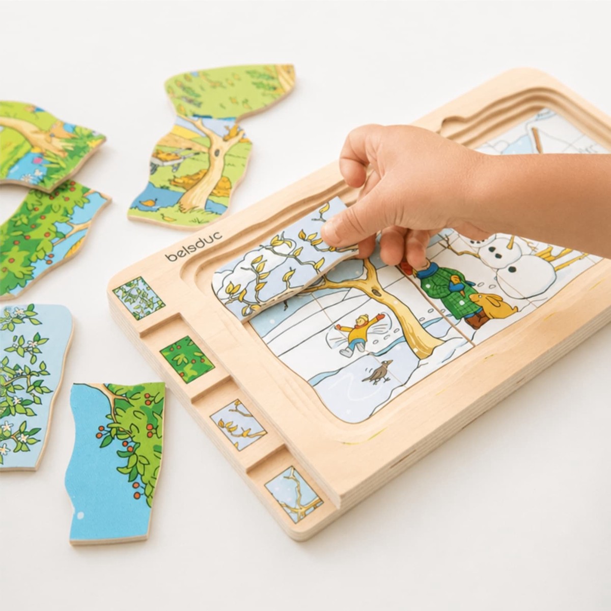 Beleduc Multilayer Puzzle - Four Seasons