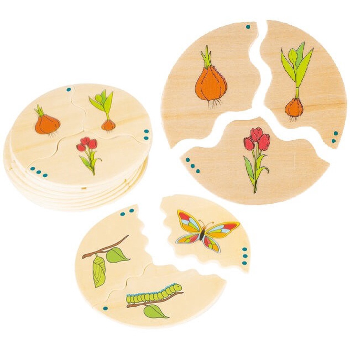 Beleduc Nawito Puzzle Set of 10 - Life Cycle Evolution