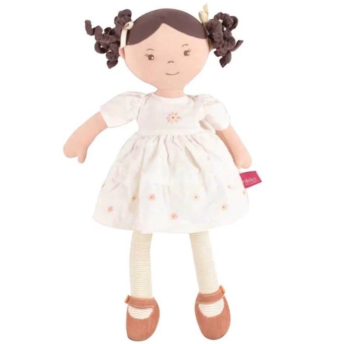 Bonikka Cecilia Linen Doll with Brown Hair