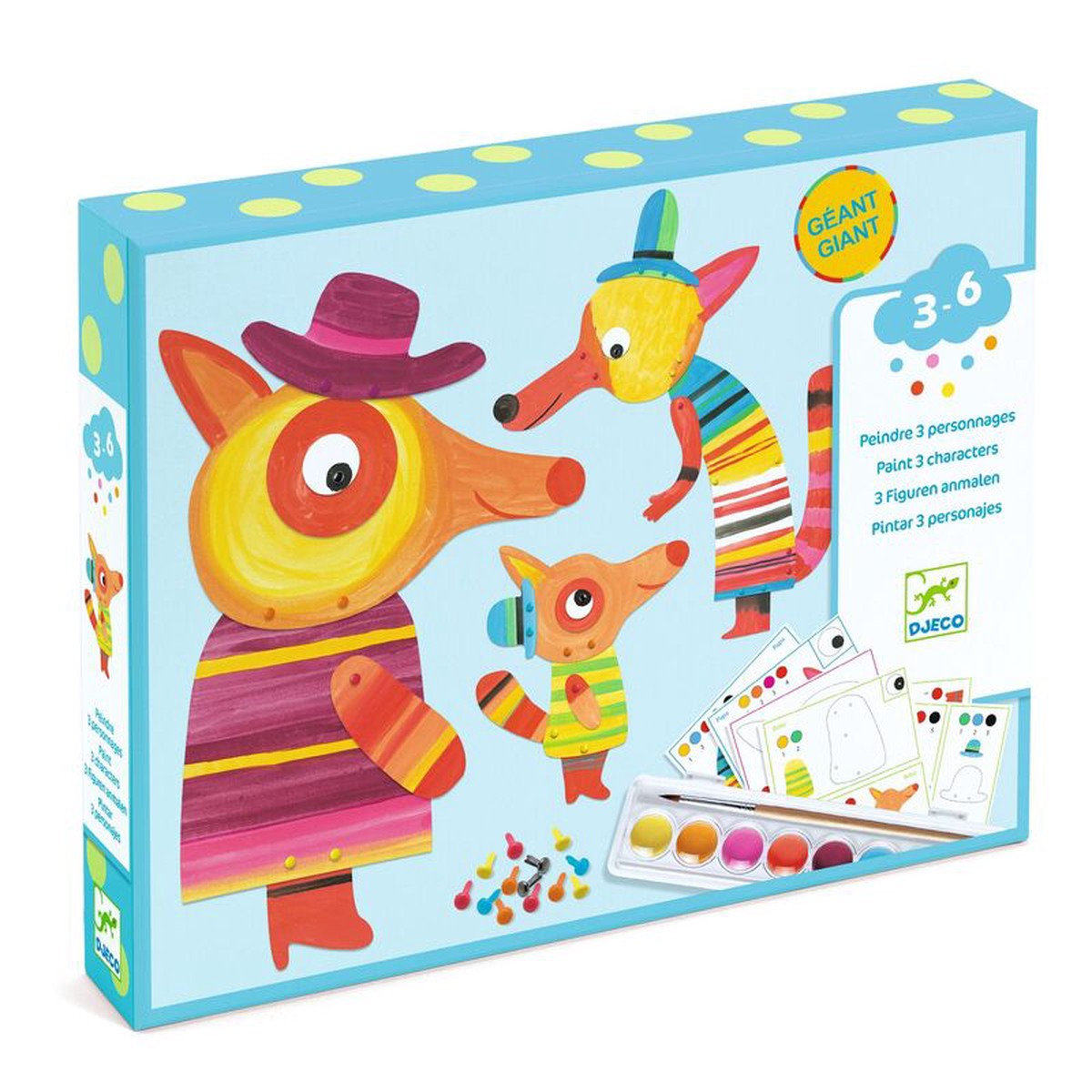 Djeco Art & Craft Painting Sets for 3 to 6 Years