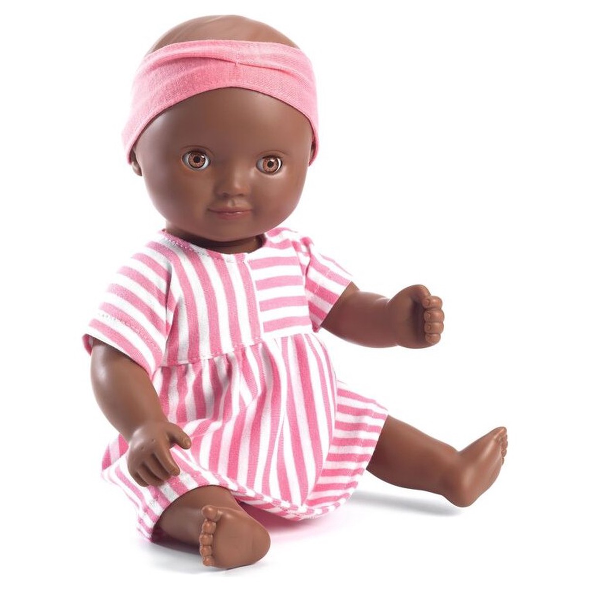 Djeco Baby Girl Ciara Pomea Hard Body Doll
