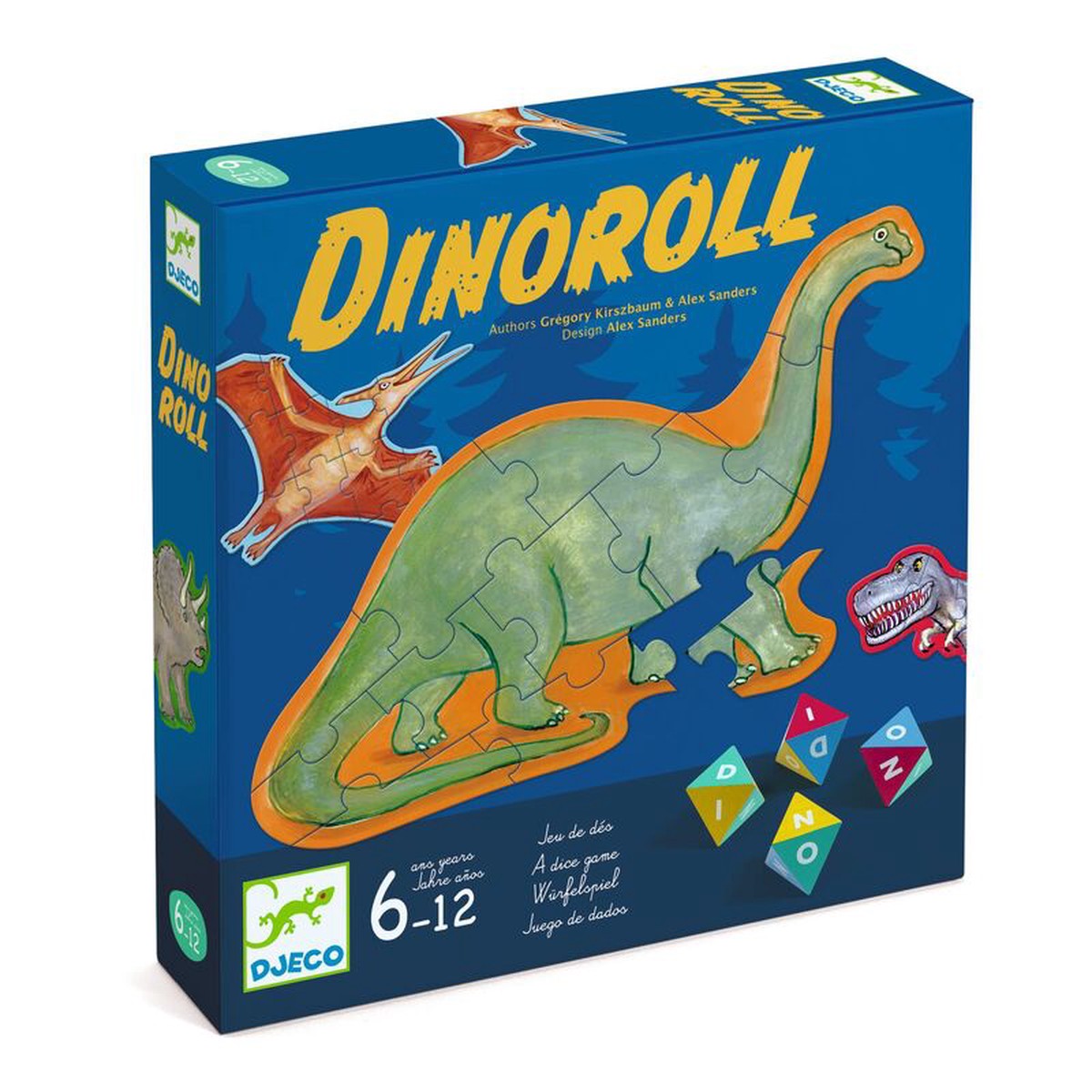 Djeco Dinosaur Dinoroll Tactical Game