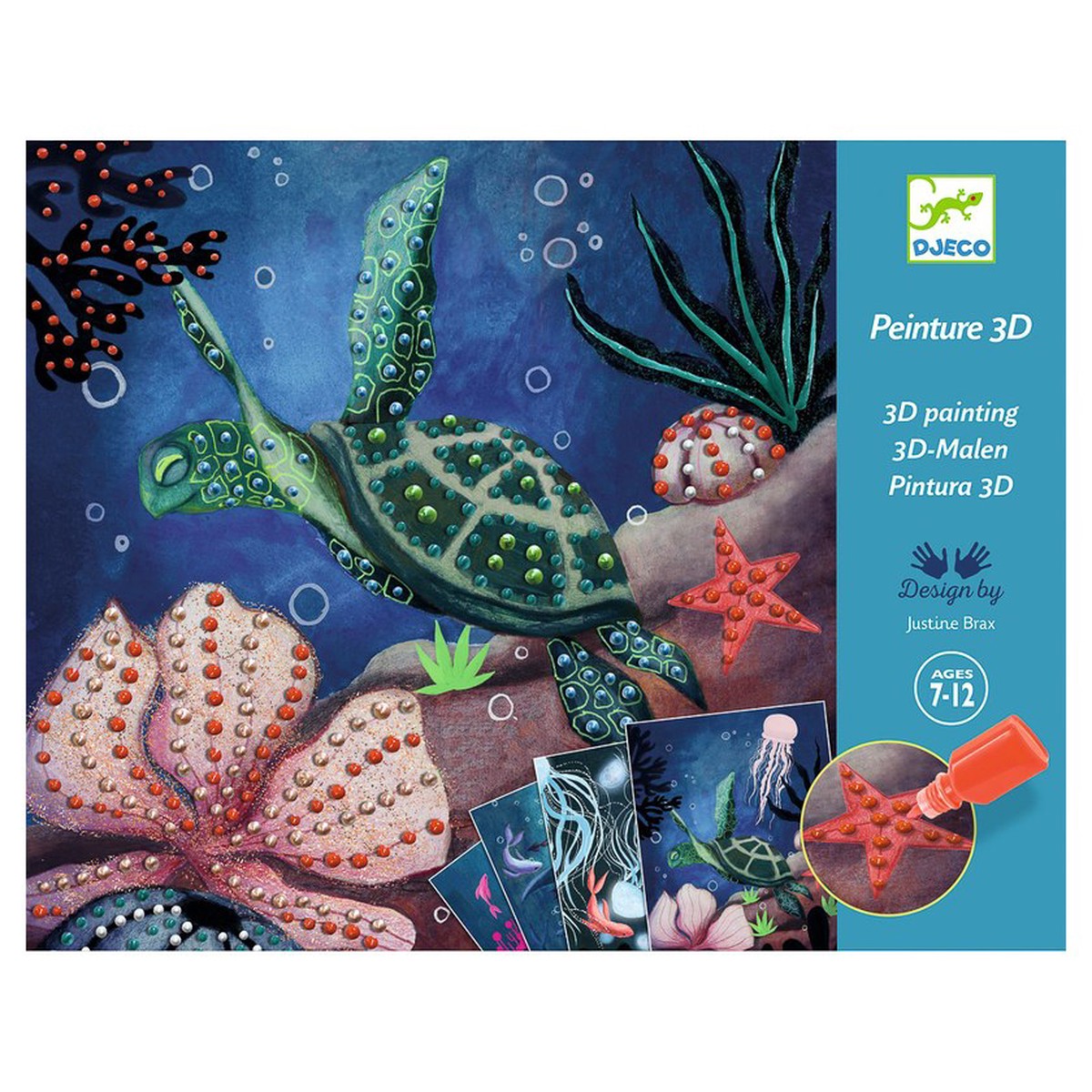 Djeco Ocean Depths 3D Painting Set