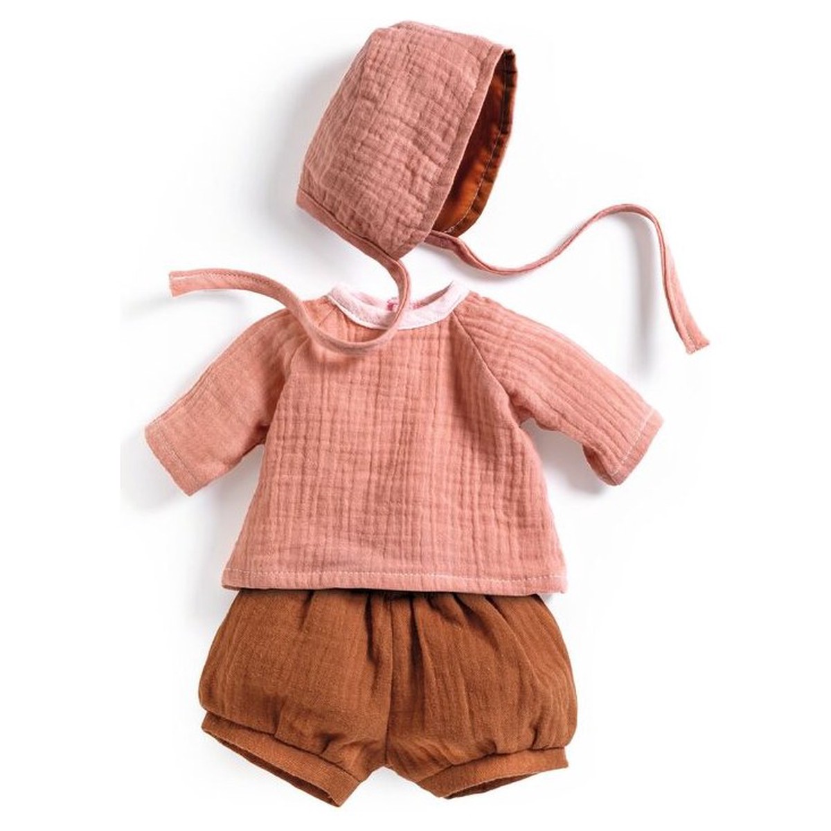 Djeco Peach 3 Piece Doll's Outfit