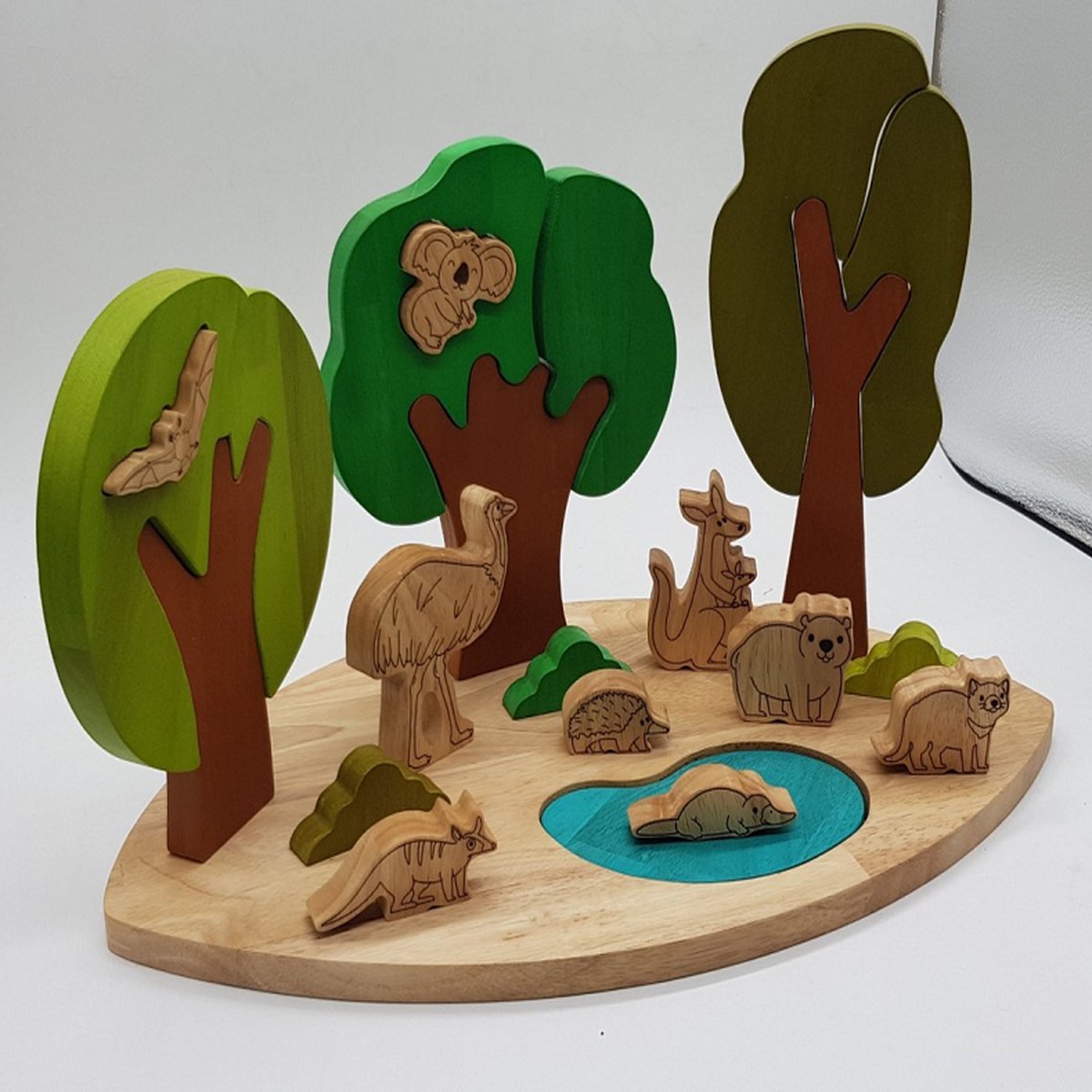 Qtoys Australian Wildlife and Landscape Toy Set