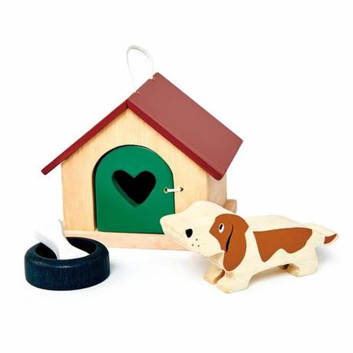 Tenderleaf Wooden Pet Dogs Kennel Accessories for Dolls House