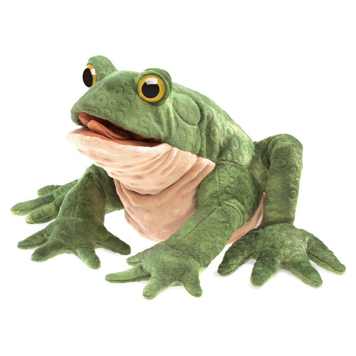 Folkmanis Green Toad Puppet
