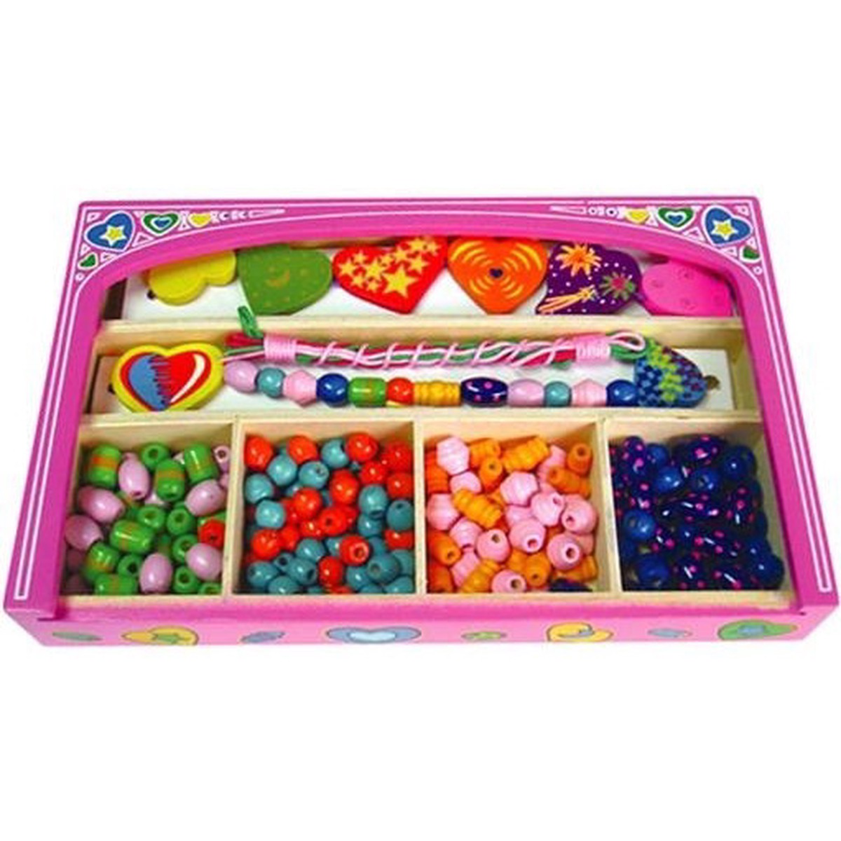 Viga Bead Set in Pink Box