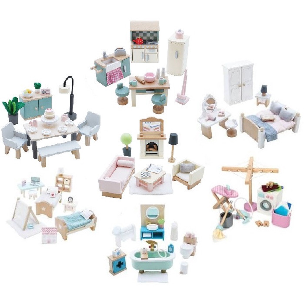 Le Toy Van Daisy Lane Doll Furniture Sets