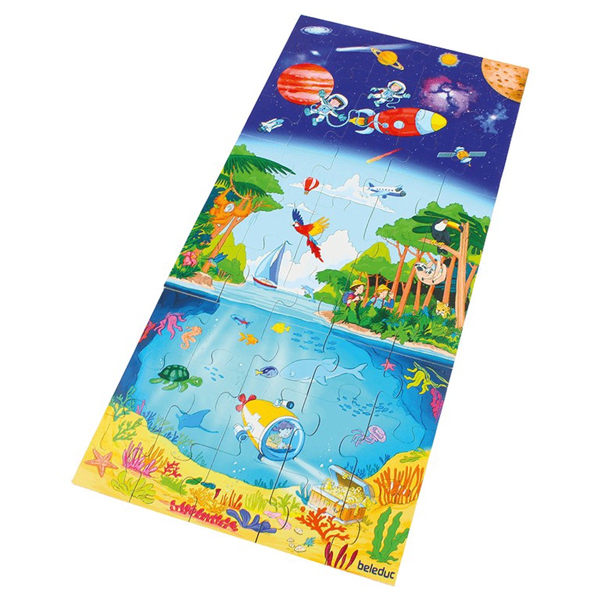 Beleduc From the Deep Sea to Outer Space Floor Puzzle