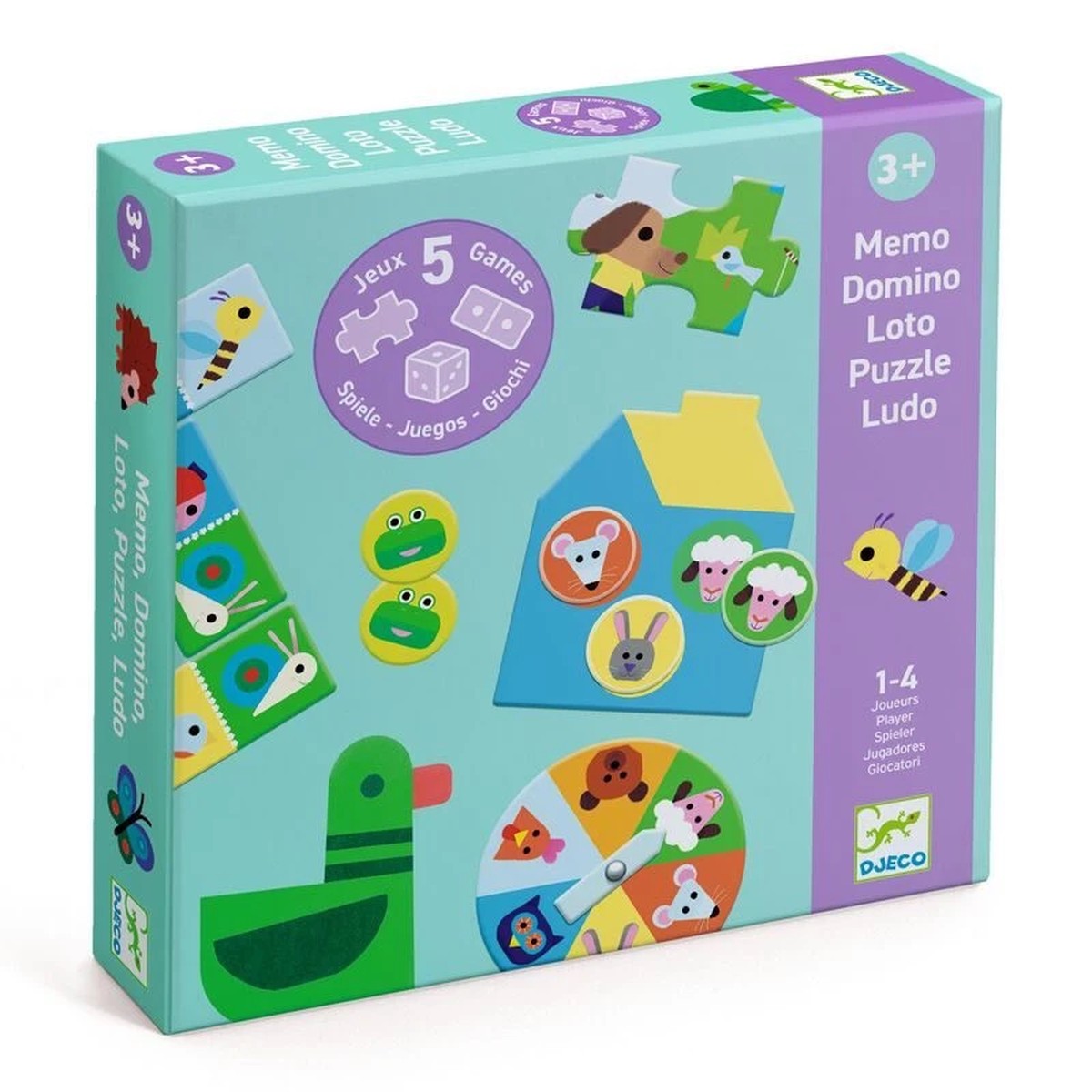 Djeco At the Farm 5 Game Set