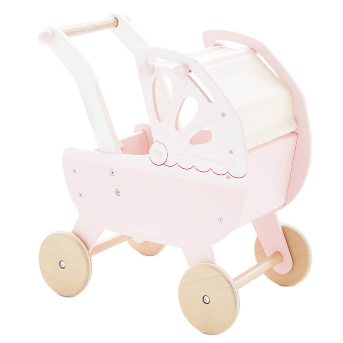 Le Toy Van Sweet Dreams Wooden Doll Pram Carriage